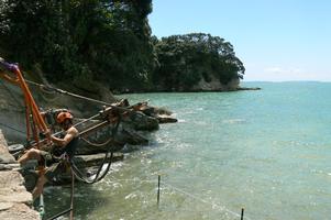 Installation Of Anchors Through Failed Seawall 2